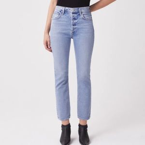 Agolde Riley Crop Jeans (Shiver) size 25 NWT